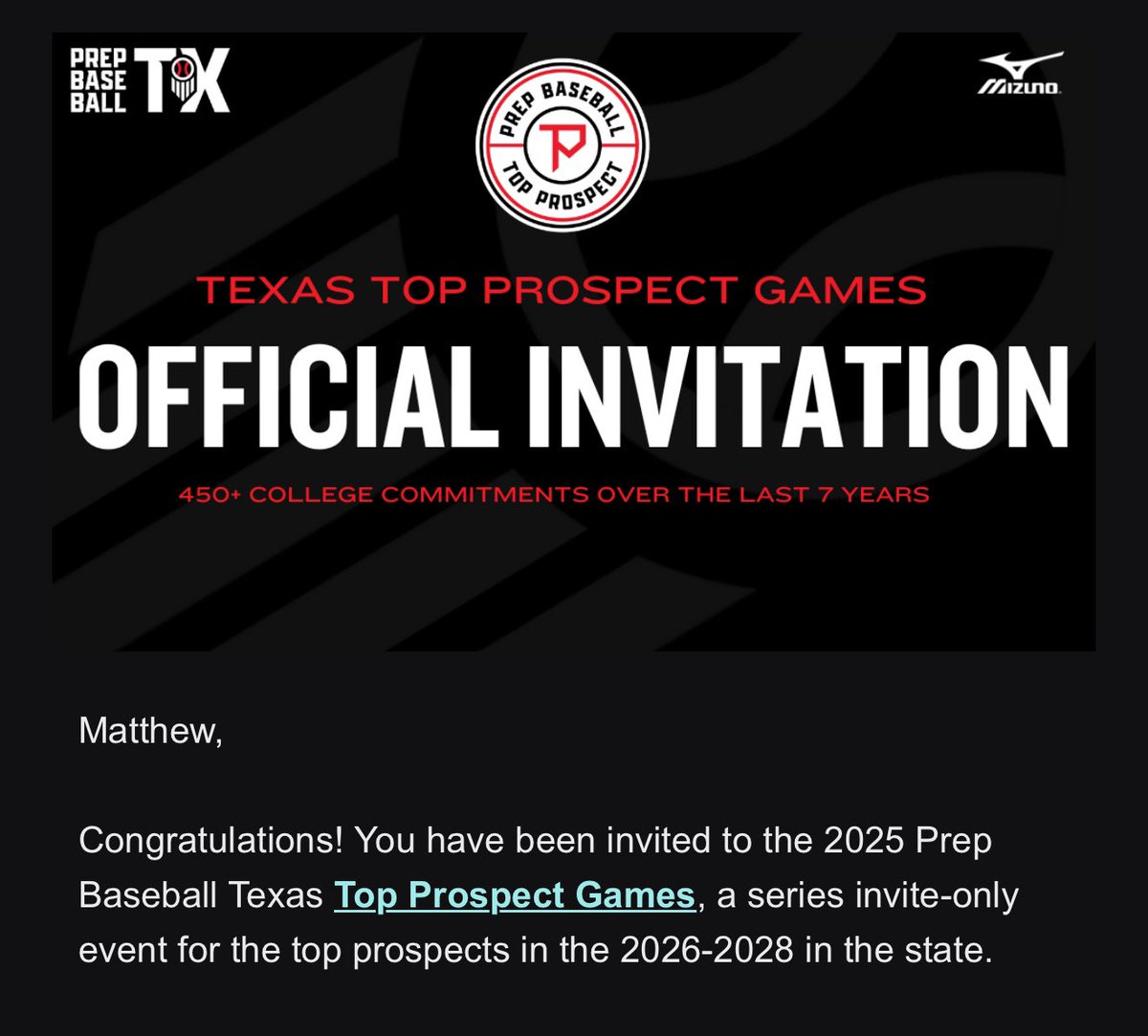 Matthew Patterson (@mp_2028) on Twitter photo Thank you <a href="/PBRGowins/">Brandon Gowins</a> for the invite. Looking forward to competing with the best in the state.
<a href="/MattPullen4/">Matt Pullen</a> <a href="/hunter_mcq/">Hunter McQuary</a> <a href="/TheCanesSW/">Canes Southwest</a> <a href="/b_chancellor/">Brandon Chancellor</a> Thank you <a href="/PBRGowins/">Brandon Gowins</a> for the invite. Looking forward to competing with the best in the state.
<a href="/MattPullen4/">Matt Pullen</a> <a href="/hunter_mcq/">Hunter McQuary</a> <a href="/TheCanesSW/">Canes Southwest</a> <a href="/b_chancellor/">Brandon Chancellor</a>