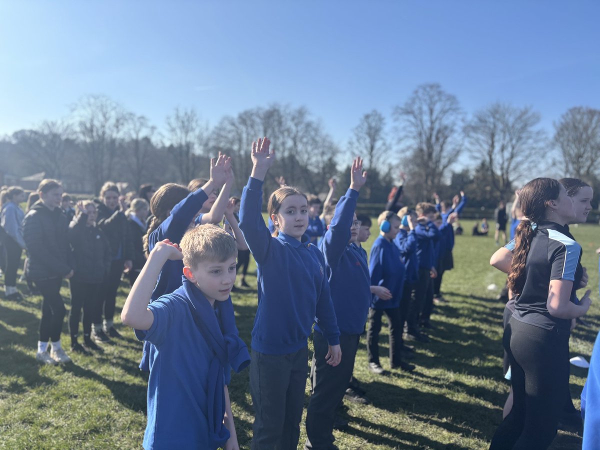 We had a wonderful morning, singing in the sunshine, to raise money for #ComicRelief! Our whole school sang ‘Gold Forever’ along with pupils from <a href="/NewminsterMid/">Newminster Middle</a> and our feeder schools forming a choir of over 1400 pupils! We’re so proud of you all! #ArtsmarkAward <a href="/Artsmarkaward/">Artsmark</a>