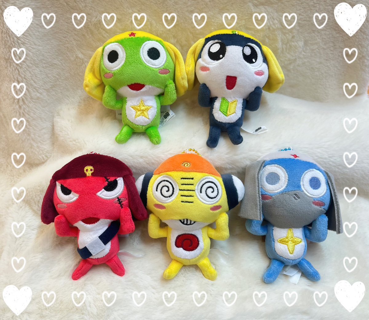 🐸商品紹介🐸 #ケロロ軍曹 より 『ほっぺぎゅ〜むにゅぐるみマスコット