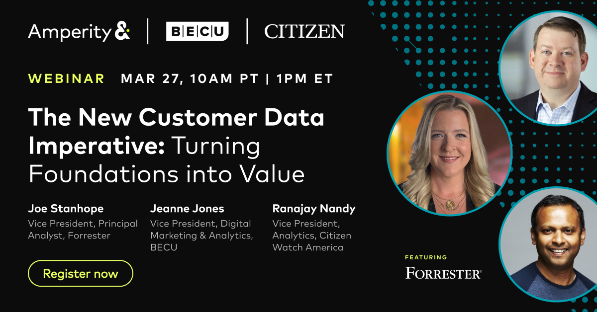 Why are organizations struggling with data ROI despite major investments? (Hint: It's not just the technology)

Join our expert panel on March 27 at 10am PT / 1pm ET.

amperity.com/resources/webi…