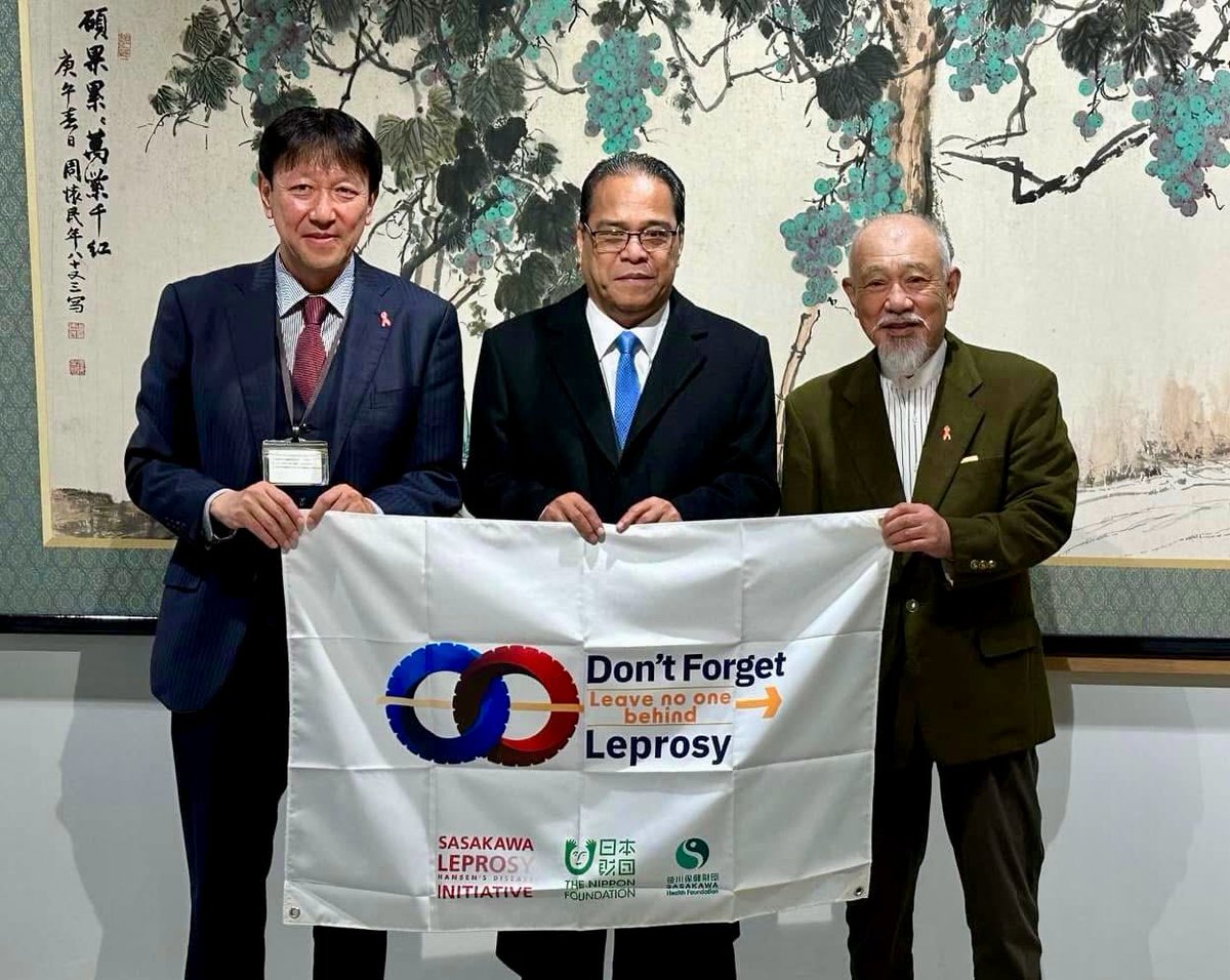 WHO Goodwill Ambassador for Leprosy Elimination met with H.E. Wesley W. Simina, President of the Federated States of Micronesia, on March 18 in Japan. They had a constructive discussion on advancing leprosy elimination efforts in Micronesia.