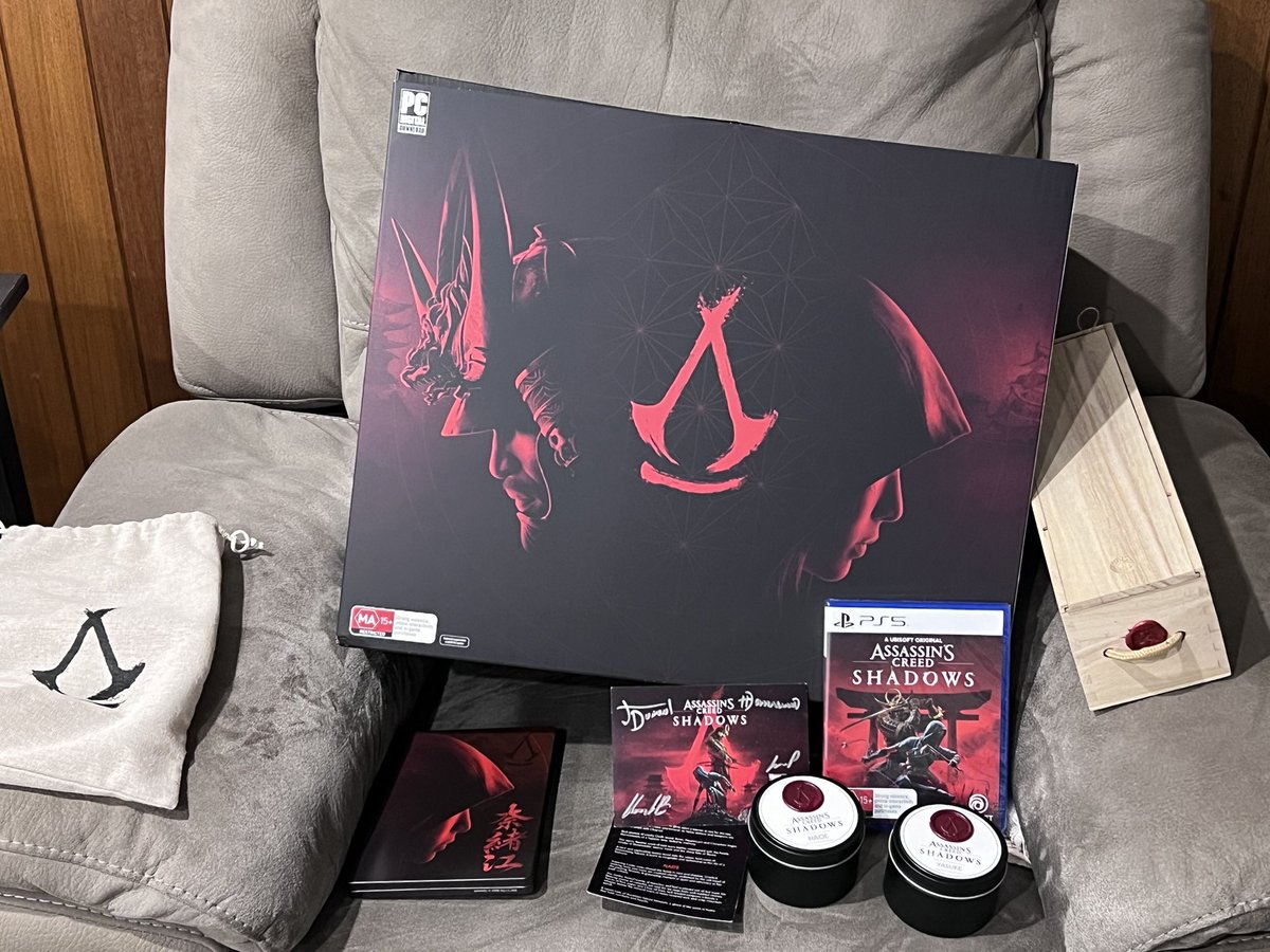 Got a Little surprise turn up on my doorstep. Well not little huge! Thank you so much <a href="/UbisoftANZ/">Ubisoft ANZ</a> I am absolutely loving #AssassinsCreedShadows
