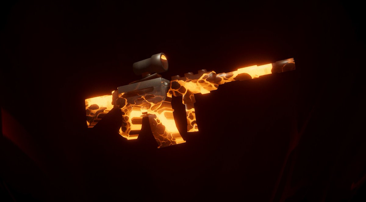 I am applying shaders to new guns in my indie game and it just felt like I was creating skins for CSGO or something alike. 

What you think about this Infernal M4A?