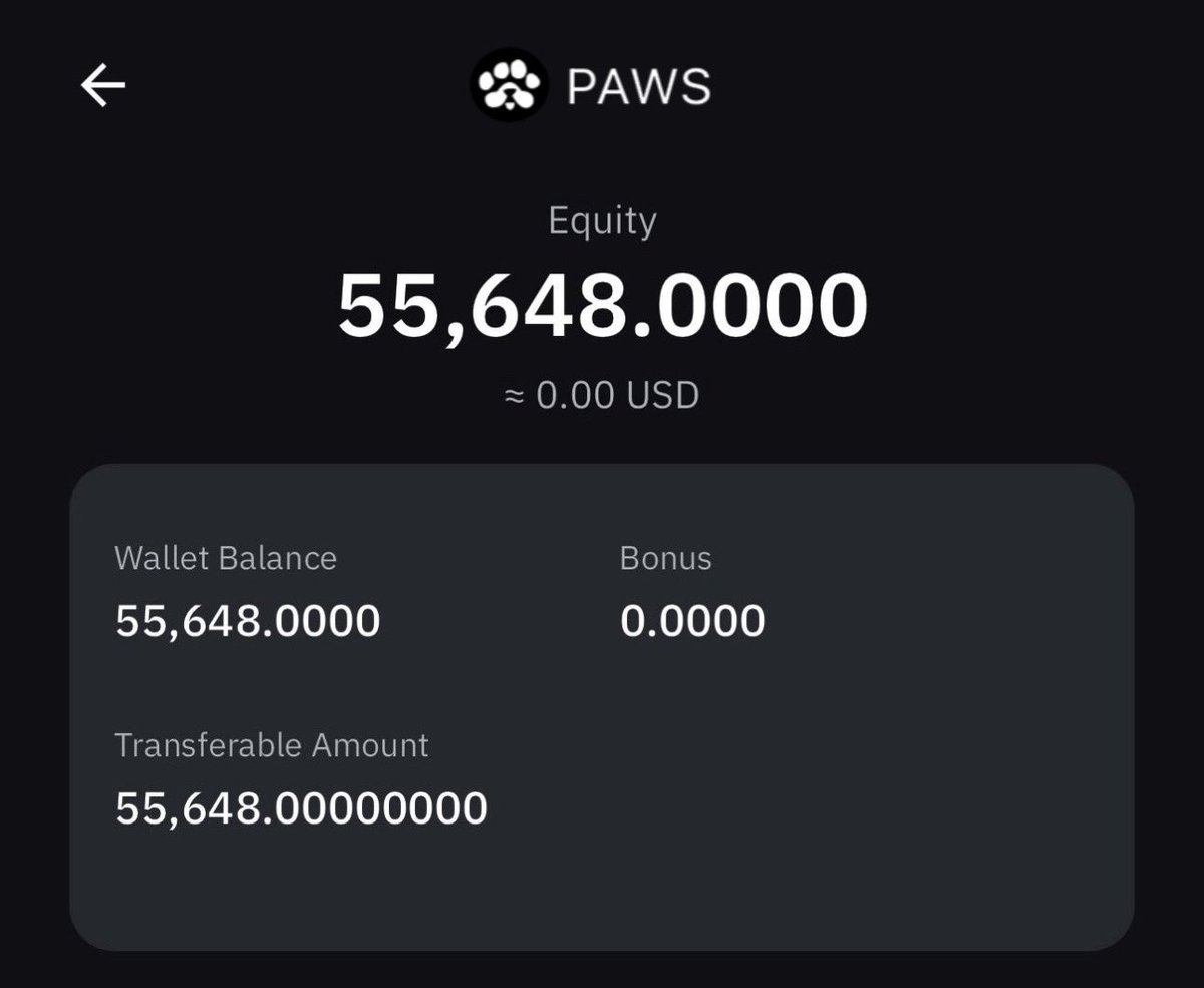 55,648 $PAWS 🐾 just landed in my wallet! 🚀🔥

If you got yours, comment 'YES'! If not, comment 'NO'! 👀 👇