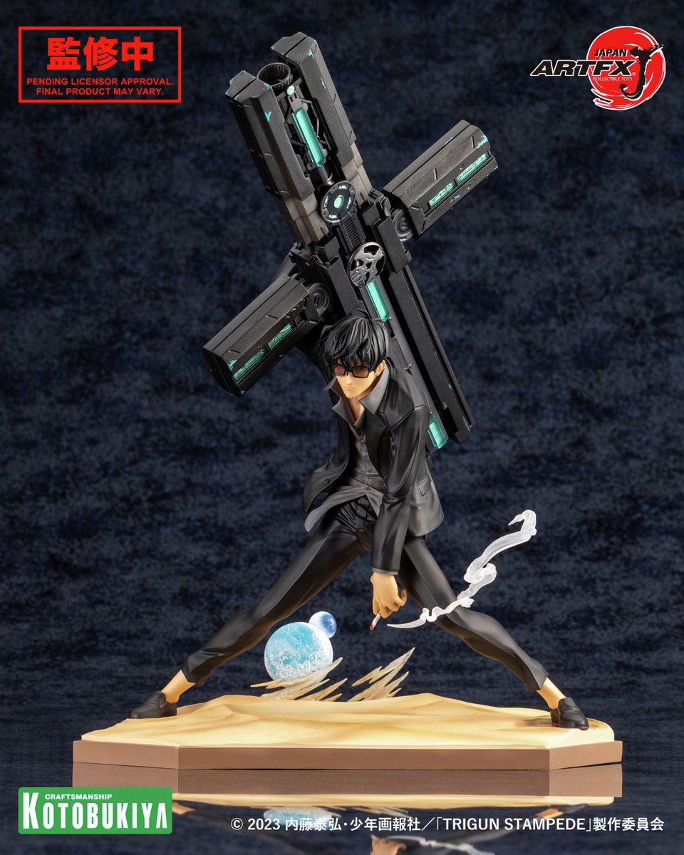 彩色見本初公開】 「ARTFX J ニコラス・D・ウルフウッド #TRIGUN