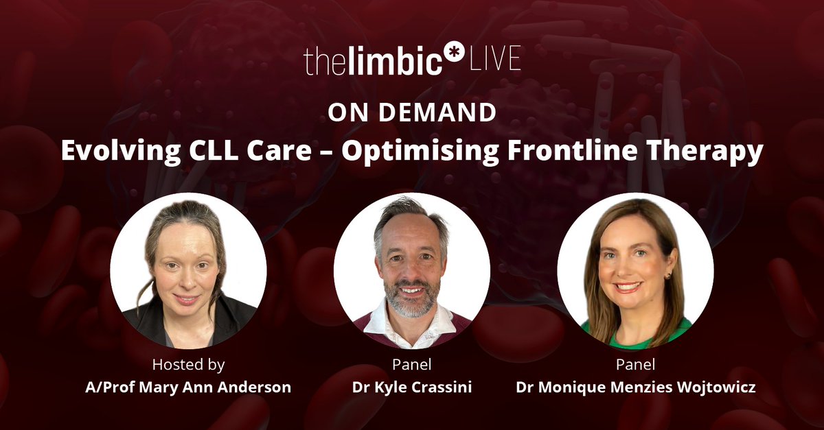 WATCH: thelimbic.com/haematology/on…
Watch expert panel share key insights on the current front-line treatment landscape for CLL &amp; the selection of optimal therapy for improved patient outcomes while discussing the implications for practice in Australia.