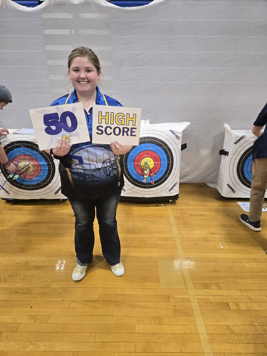 Our final home match before the North State tournament is in the books. Harley Blagg was the top shooter overall and Ella Bramlett was the highest scoring female. Thank you to all our sponsors!