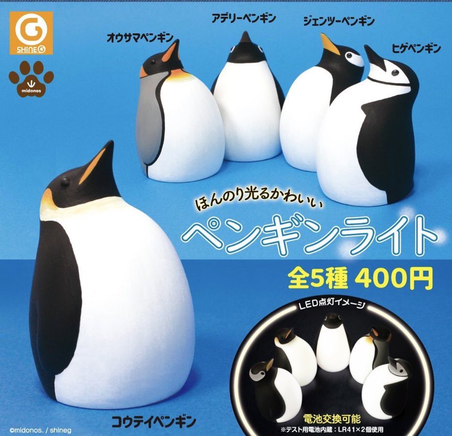 chinaxgreen's tweet photo. 2/20頃発売されました 
ほんのり光るかわいいペンギンライト
ですが（尚、カプセルは卵型です🥚)
再入荷情報も時々は目にするものの
ほとんど売り場にはない状況のようです

まだ出会えてない方々は大きな声で
＼#ペンギンライト再販希望／と発信していただけると
再販がかかって各ベンダーさんも発注してくれるかもしれません🐧

作者がいうのもなんですとても可愛いので
欲しい方のお手元に届いて欲しいと思っています☺︎ #ペンギンライト