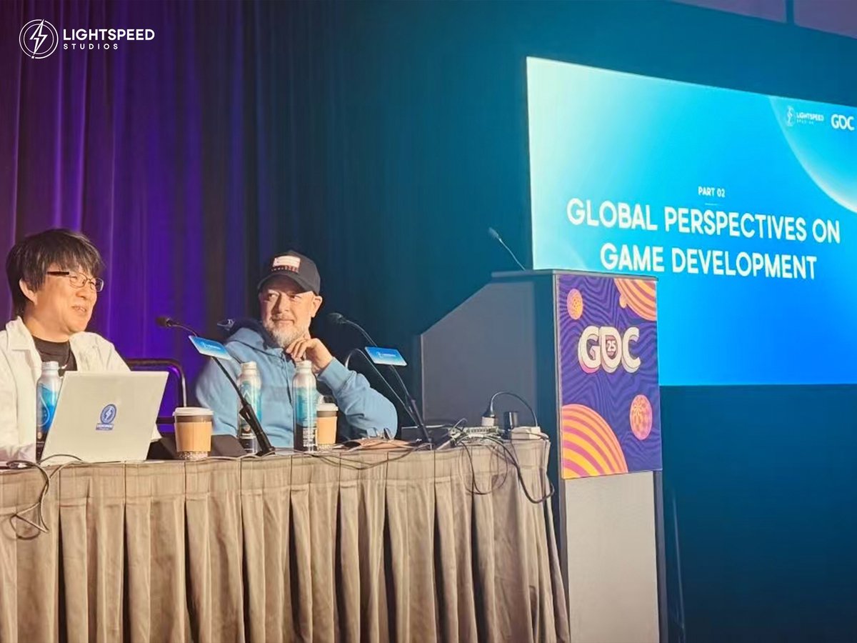 Fresh from our very insightful #GDC2025 panel with Steve C. Martin and Hideaki Itsuno: LightSpeed Studios is doubling down on original game IPs!

We’re excited for what’s ahead—pushing boundaries, innovating, and creating unforgettable experiences. Stay tuned! 

#GDC2025