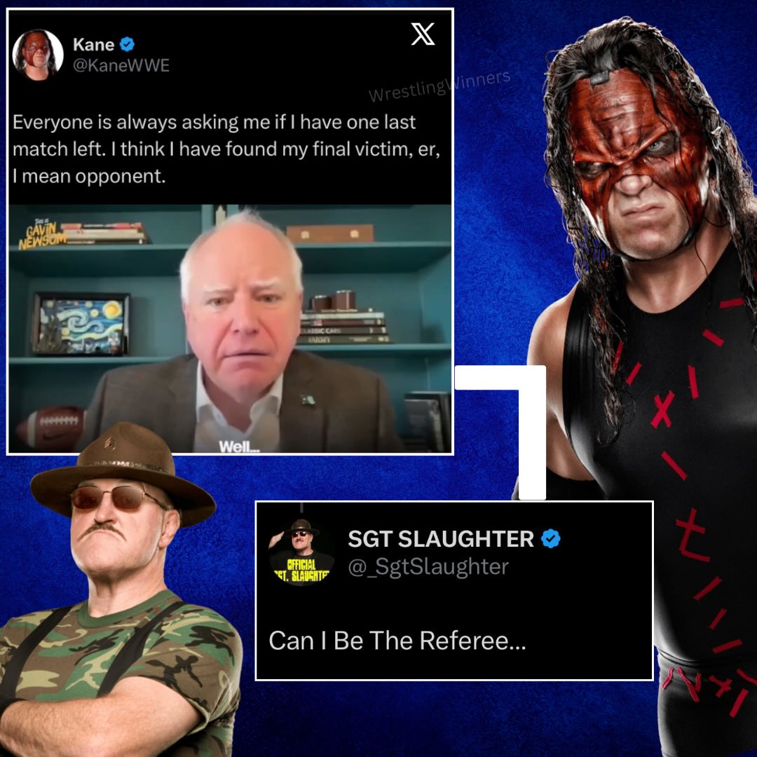 BrutusMaximusX's tweet image. Kane has always been evil, 
But has Sgt Slaughter TURNED HEEL Again 
#HeelTurn