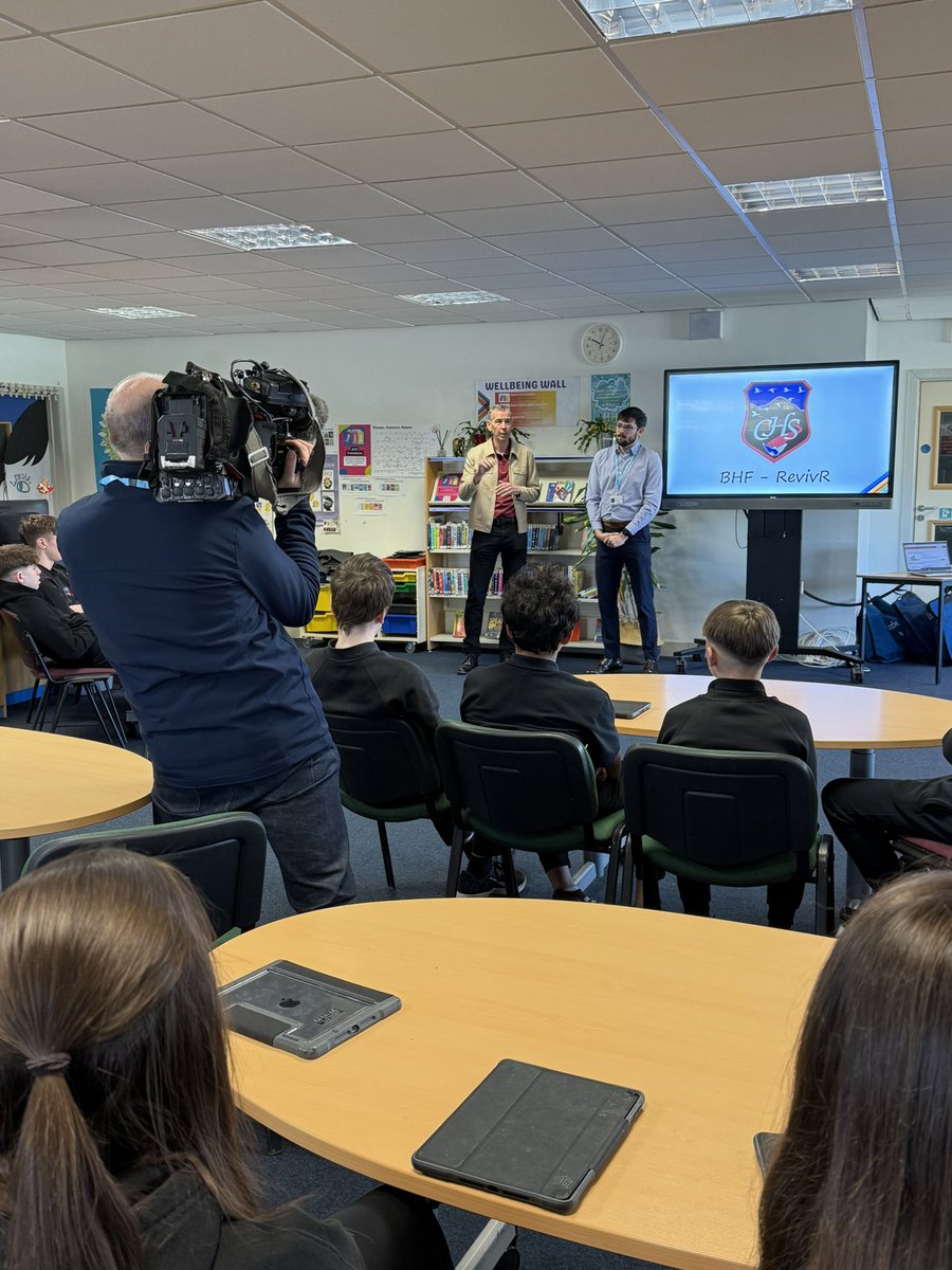 Craigmount High School (@craigmounths) on Twitter photo We were delighted to be involved in the launch of <a href="/TheBHF/">British Heart Foundation</a> RevivR course in Scotland today ❤️
A group of our S2 pupils went through their free, interactive, online CPR training course.
We hope it’s a skill they never have to use but we believe it’s essential to know CPR skills! We were delighted to be involved in the launch of <a href="/TheBHF/">British Heart Foundation</a> RevivR course in Scotland today ❤️
A group of our S2 pupils went through their free, interactive, online CPR training course.
We hope it’s a skill they never have to use but we believe it’s essential to know CPR skills!