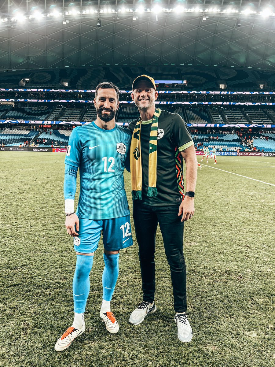 jarrodwalsh's tweet image. Goosebumps. Every. Single. Time.

Thank you @Socceroos @MaxEventsAU 💚💛

#DifferentBreed