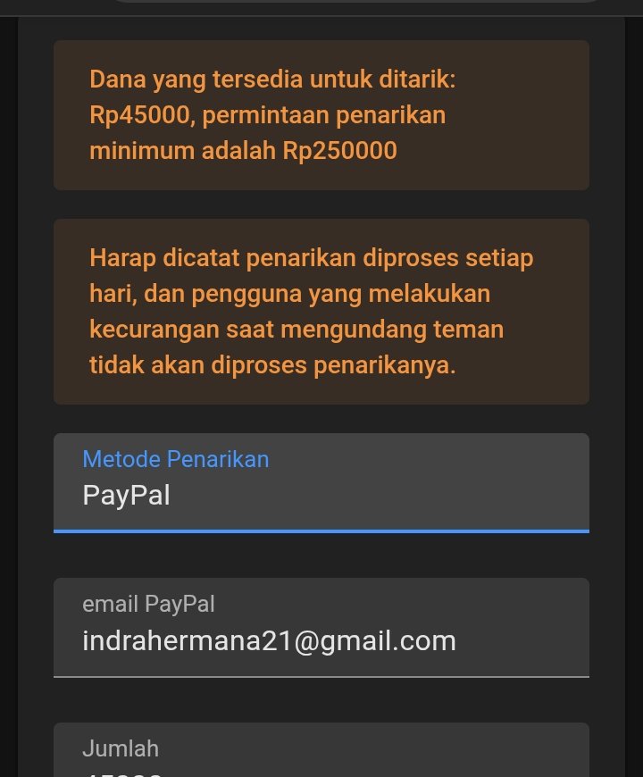 IndraHermana2's tweet photo. Aku punya aplikasi yg menghasilkan cuan ,
Cuma ada limit nya perhari kita cuma bisa mengumpulkan maksimal 15000 poin, 1 poin setara dgn 1Rp,
Kita bisa mencairkan setelah poin terkumpul minimum penarikan 250.000 poin.
Mudah kok cara dapetin poin nya . https://t.co/oJl2mbiZui