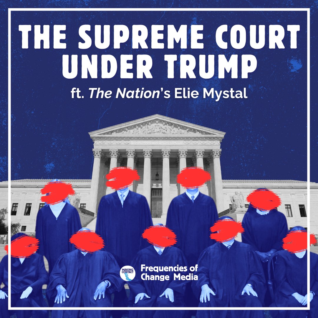 The Supreme Court has always been a big game, and Trump has the upper hand again. @elienyc (justice correspondent, <a href="/thenation/">The Nation</a>) talks about what could've been done under Biden, possible nominations, and what it means for our remaining rights. Listen now 🎧 focmedia.org/2025/03/the-su…