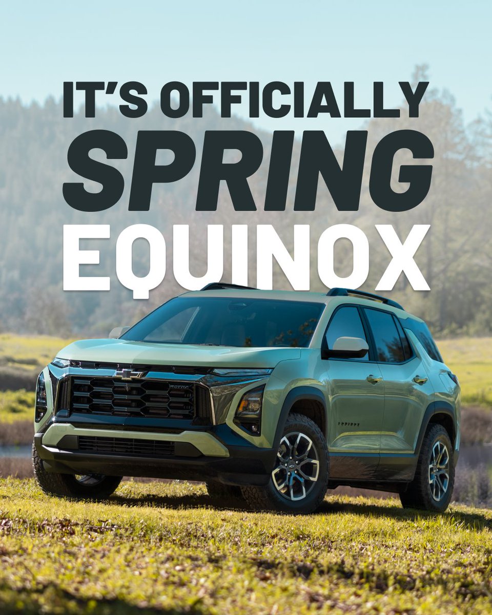 It's EQUINOX SZN at South Fort!🌱 Celebrate the equinox... with an Equinox. We got lots on the way. Check 'em out: bit.ly/4kYflz1