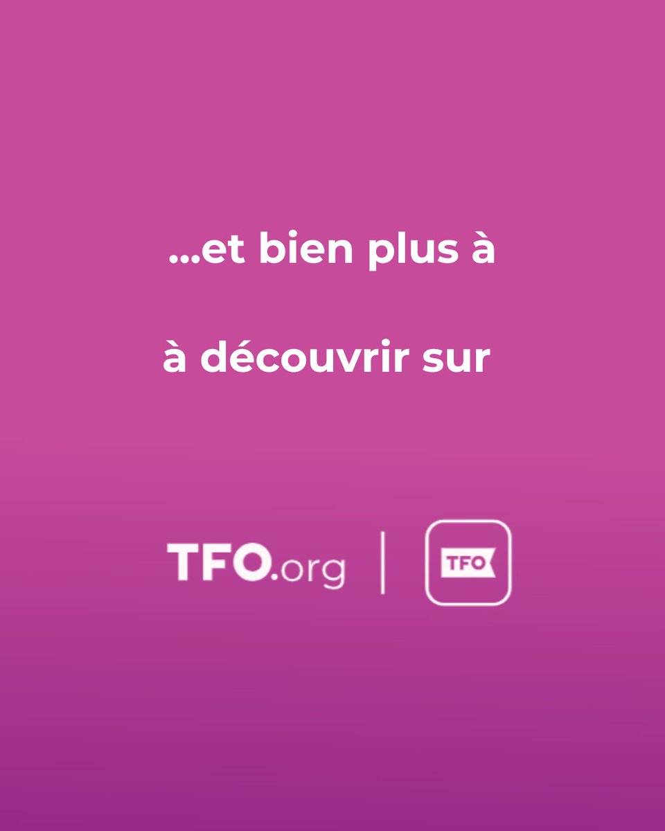 🎉Chez TFO, nous avons à cœur de partager et de valoriser les cultures francophones à travers des contenus qui informent, divertissent et inspirent.
En rassemblant les francophones d’ici et d’ailleurs, les francophiles et les esprits curieux.#journeeinternationaledelafrancophonie