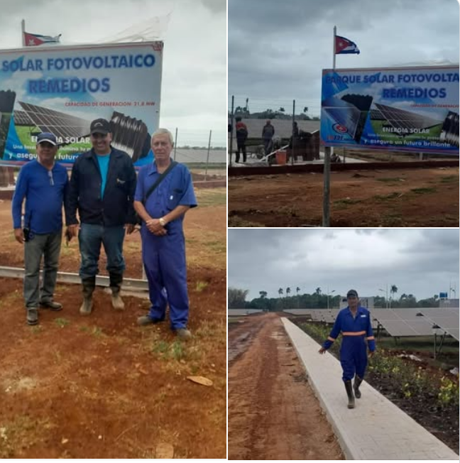 EduardoLopezL65's tweet photo. Empresa Eléctrica Villa Clara
Sincronizado al SEN el Parque Solar Fotovoltaico Remedios, el 1ro en Villa Clara con 21.8 MW de potencia. ¡Muchas Felicidades a todos los trabajadores que participaron en la construcción del mismo! #Cuba #JuntosPorVillaClara #UnidosXCuba #CubaVencerá https://t.co/ZfgGXPxX7c