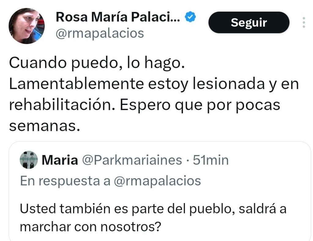 Tú, saliendo a marchar desde tu cono por orden de Rosa María Palacios, mientras ella, feliz desde su mansión en San Isidro, esperando la noticia de que ya te reventaron el cráneo, tal como lo hicieron con 'Inti y Bryan'. ¡Despierta, IDIOTA! #NosEstanMatando