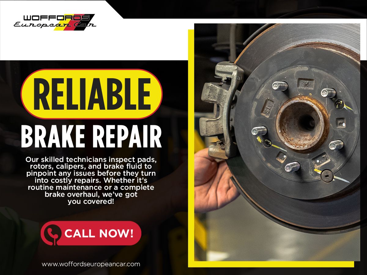 CarWoffordUT's tweet image. 🚗 Squeaky or soft brakes? Don’t risk it! 🛑 Get expert brake repair —we’ll inspect, fix, and replace what’s needed for a smooth, safe stop every time. Visit us today! 

🌐 woffordseuropeancar.com/services/?utm_…

#brakerepair #minirepair #fuelsystemservice #audirepairshop #WoffordsEuropeanCar