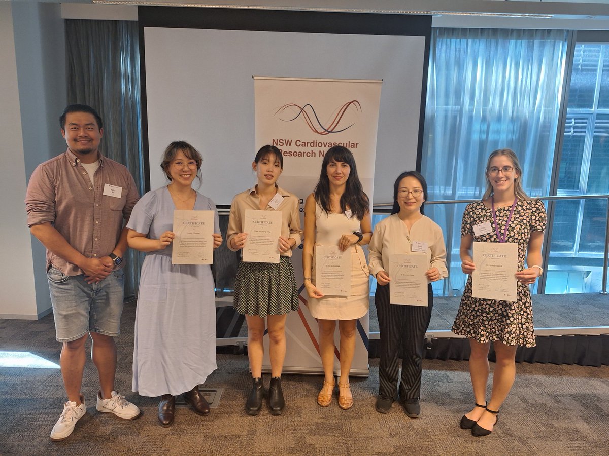 NSW CVRN (@nswcvrn) on Twitter photo <a href="/NSWCVRN/">NSW CVRN</a> first 2025 Rising Stars Seminar was held yesterday <a href="/UTSFEIT/">UTS Faculty of Engineering and IT</a> Thanks to our speakers doing impactful research to advance CV medicine through exercise nutrition & biotechnological breakthroughs <a href="/EmilyGuoyan/">Dr Guoyan Emily Yang</a> <a href="/KatrinaKissock/">Katrina Kissock</a> <a href="/oya_gumuskaya/">Oya</a> <a href="/phenylauraline/">Laura Choong 👩🏻🔬</a> Clara Liu Chung Ming <a href="/NSWCVRN/">NSW CVRN</a> first 2025 Rising Stars Seminar was held yesterday <a href="/UTSFEIT/">UTS Faculty of Engineering and IT</a> Thanks to our speakers doing impactful research to advance CV medicine through exercise nutrition & biotechnological breakthroughs <a href="/EmilyGuoyan/">Dr Guoyan Emily Yang</a> <a href="/KatrinaKissock/">Katrina Kissock</a> <a href="/oya_gumuskaya/">Oya</a> <a href="/phenylauraline/">Laura Choong 👩🏻🔬</a> Clara Liu Chung Ming