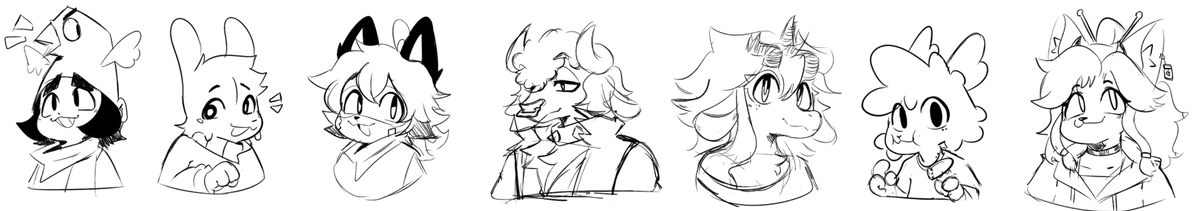 Até agora desenhei 7...Mds realmente muita gente, vou ver se ainda desenho ou n alguns. Muito obrigado quem veio participar !!