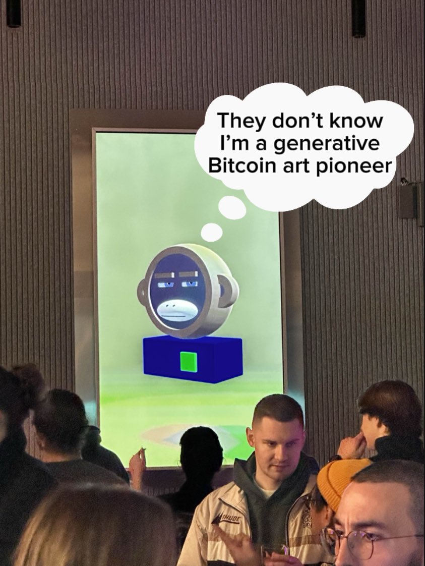 fitzyOG's tweet image. The OCM Dimensions collection will be hung in museums. ✨

I wonder if these guys even knew they were in the presence of a Bitcoin grail? 🤔