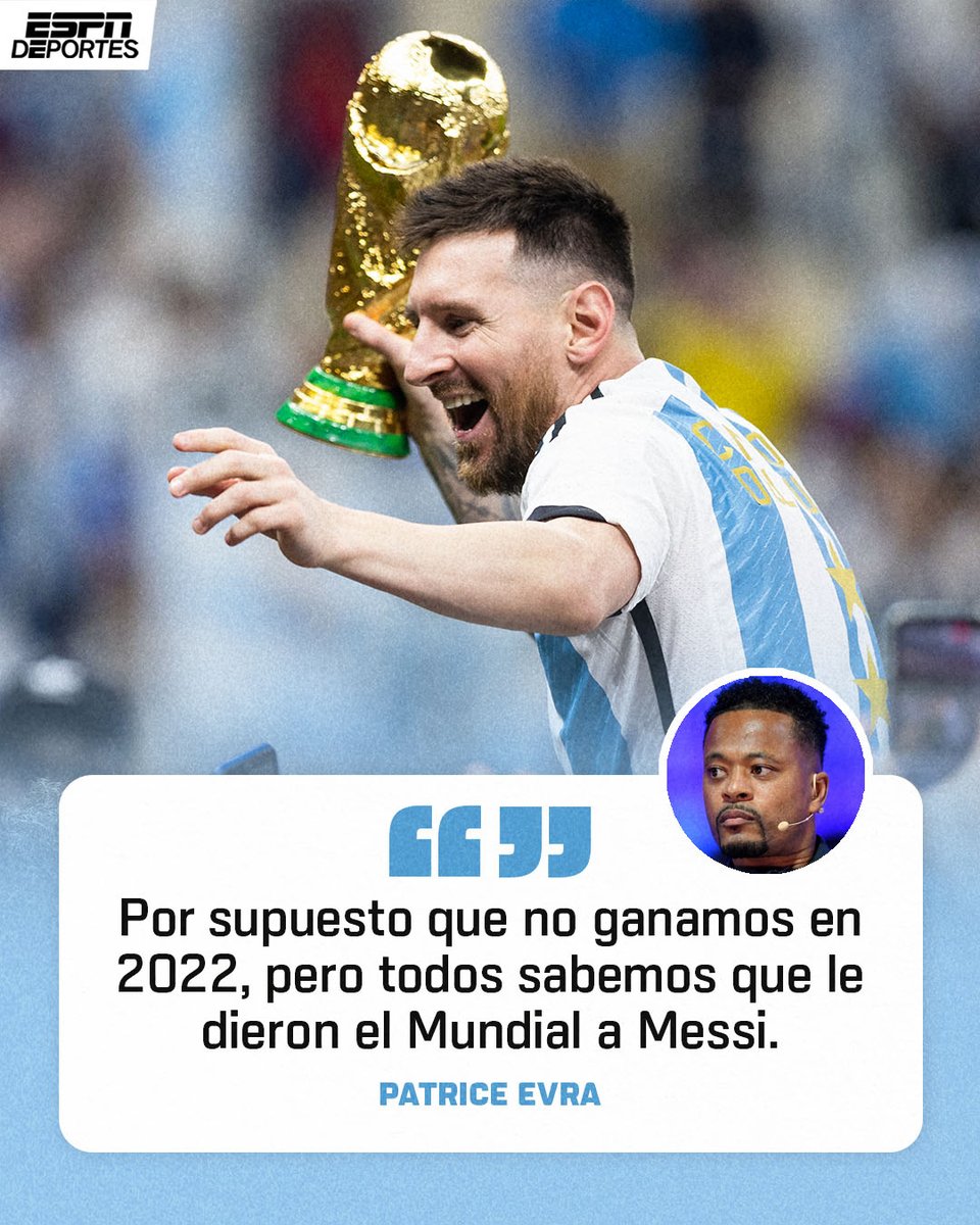 Ojito a lo que dijo Evra. 👀