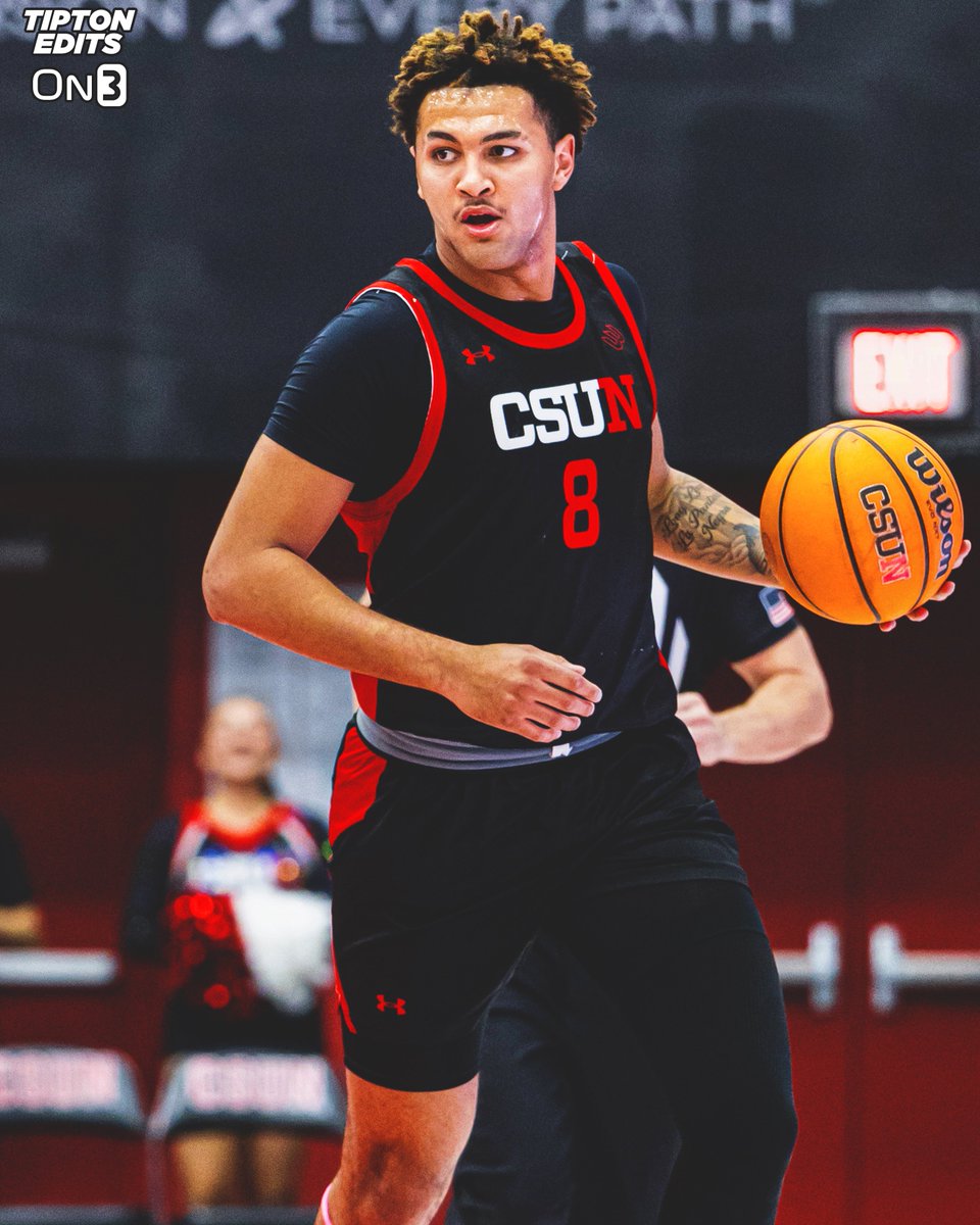 CSUN forward Marcus Adams Jr. will enter the transfer portal, he tells <a href="/On3sports/">On3</a>. 

The 6-8 sophomore averaged 16.1 points and 4.9 rebounds. Shot 39.5% from three. Former 4⭐️ recruit that spent last year at BYU. Former Kansas signee and Gonzaga commit. 

on3.com/transfer-porta…