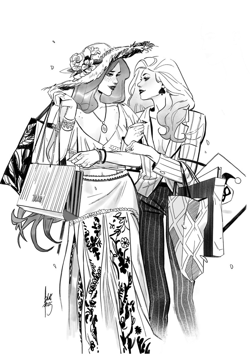 FabianaMascolo's tweet image. Progress on an Harlivy commission
#HarleyQuinn #PoisonIvy