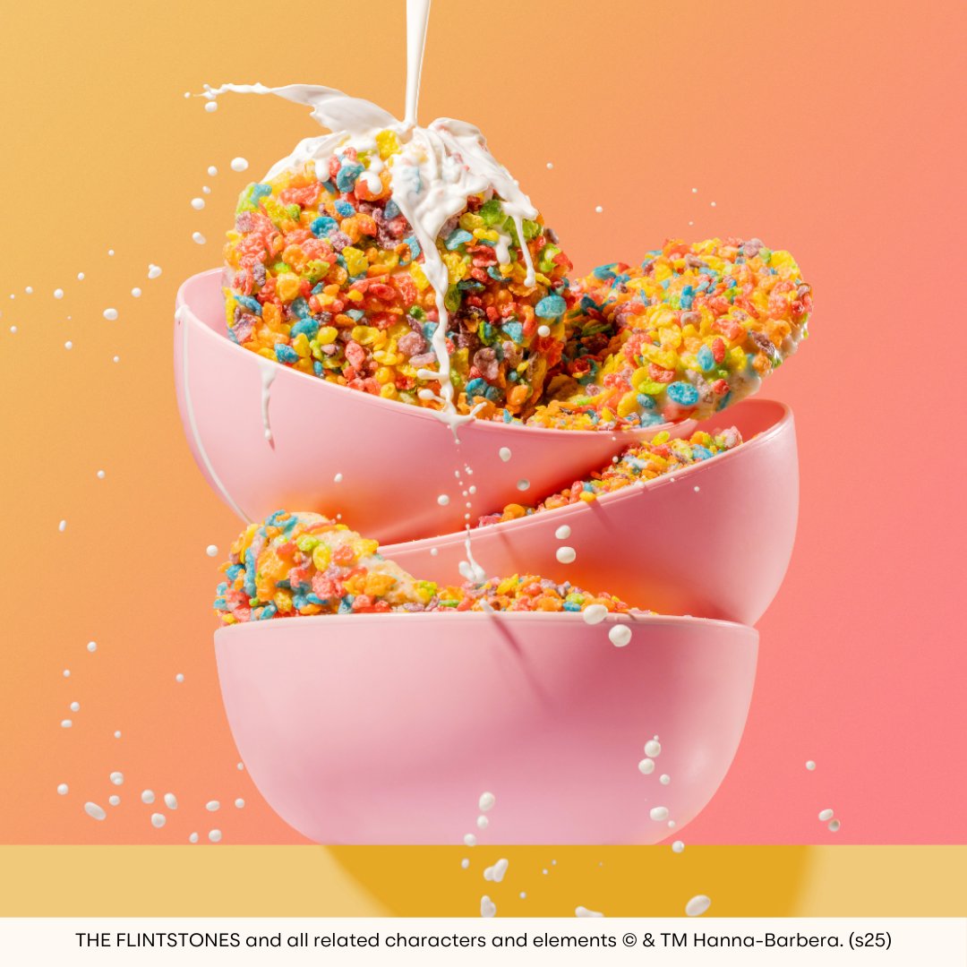 crumbl's tweet image. just my luck, milk glaze ft. fruity PEBBLES™ is BACK ♥️🍀