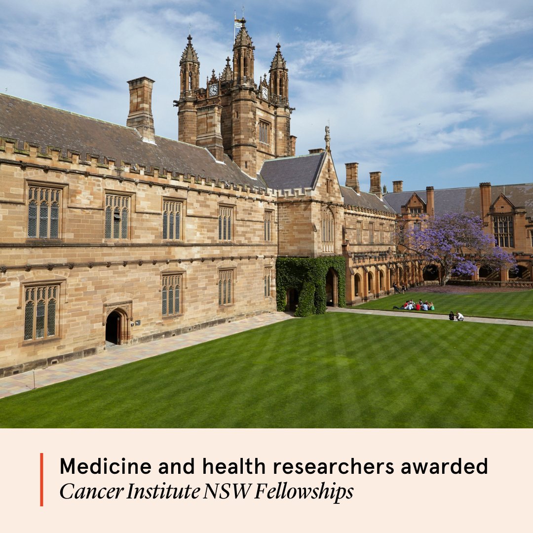 Sydney Health (@syd_health) on Twitter photo Congratulations to 8 <a href="/syd_health/">Sydney Health</a> researchers who have received <a href="/cancerNSW/">Cancer Institute NSW</a> Fellowships 👏
The fellowships support early & mid-career researchers to develop their leadership & research skills and innovative approaches to research that will deliver meaningful outcomes for patients. Congratulations to 8 <a href="/syd_health/">Sydney Health</a> researchers who have received <a href="/cancerNSW/">Cancer Institute NSW</a> Fellowships 👏
The fellowships support early & mid-career researchers to develop their leadership & research skills and innovative approaches to research that will deliver meaningful outcomes for patients.