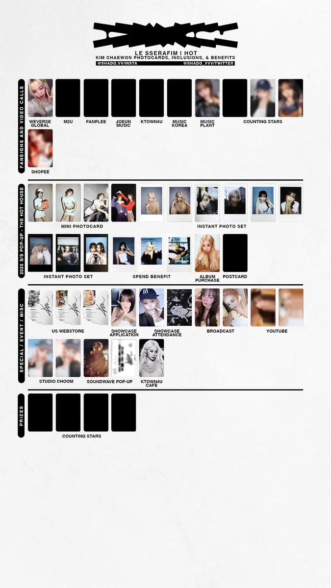 V | maker of le sserafim photocard templates!! on X: 