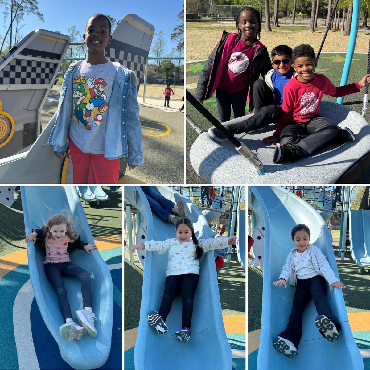 MsGoodrumsClass's tweet photo. Our new playground dreams finally took flight today and the kids had a blast!! We wrote and drew about it, and practiced our safety measures to earn our “wings”! 🦅❤️🛫 @HumbleISD_ESE https://t.co/zc9aRJvpX8