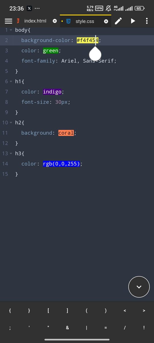 Chukwumacrypts's tweet image. #upcomingDevs
#myfirstcode
#hackathons
4th day coding with ACODE...
Added colour to my portfolio using external css...