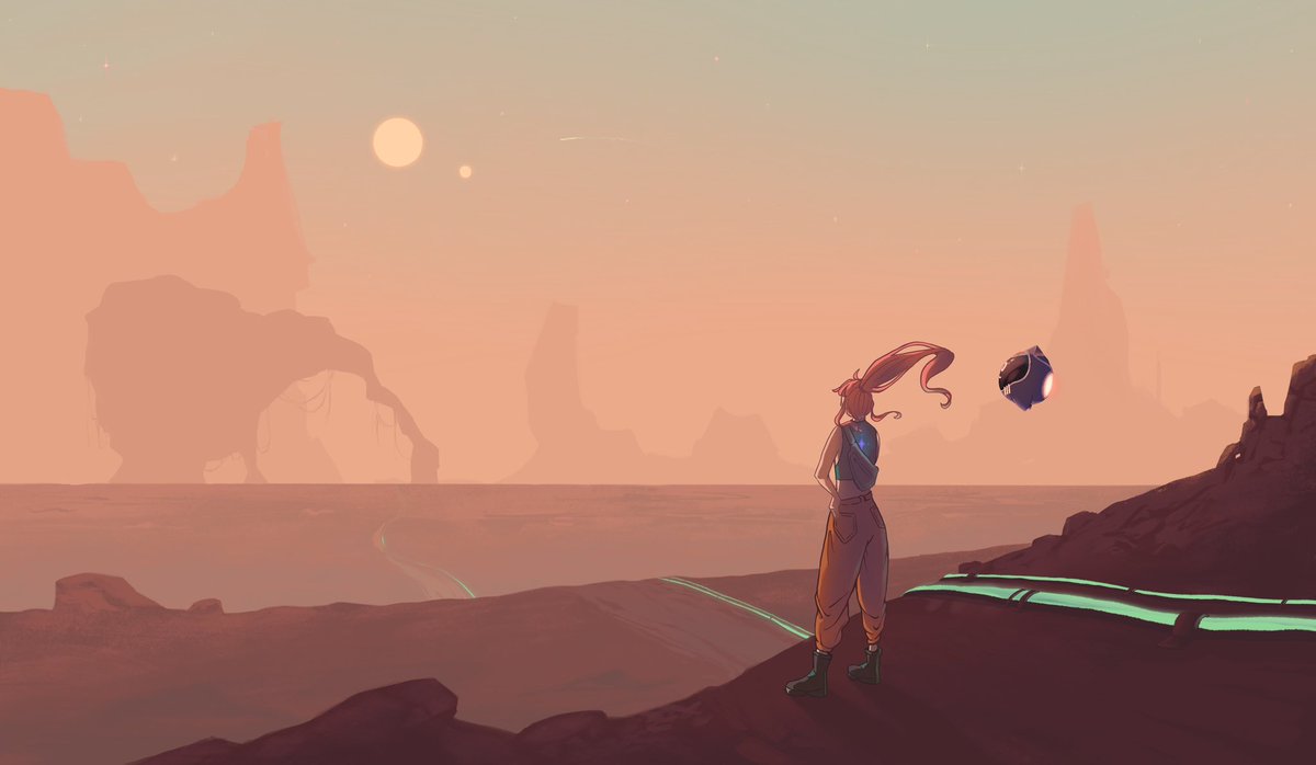 nexxtjenn's tweet image. Finished this one a bit ago. “Searching for the Stars” #oc