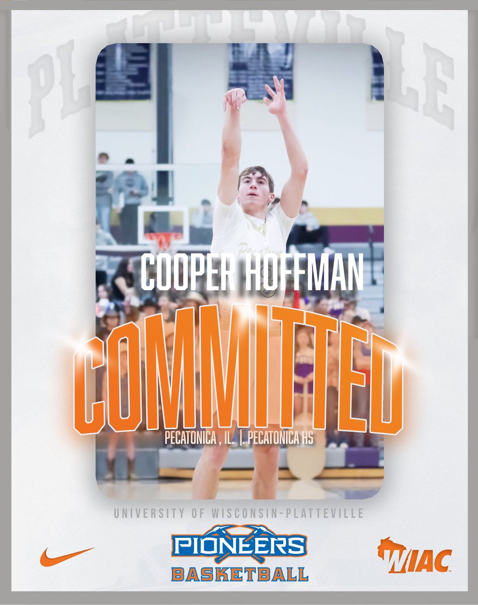 Cooper Hoffman (@cooperhoffman20) on Twitter photo I have been blessed the last 4 years to be a part of the <a href="/PecatonicaBBB/">Pecatonica Boys' Basketball</a> and <a href="/DuPecRivermen/">Du-Pec Football</a> program. I have been surrounded by my family, great coaches, great teammates, and a great community. Thank you for the support. As one chapter closes another one opens. #swingtheaxe I have been blessed the last 4 years to be a part of the <a href="/PecatonicaBBB/">Pecatonica Boys' Basketball</a> and <a href="/DuPecRivermen/">Du-Pec Football</a> program. I have been surrounded by my family, great coaches, great teammates, and a great community. Thank you for the support. As one chapter closes another one opens. #swingtheaxe