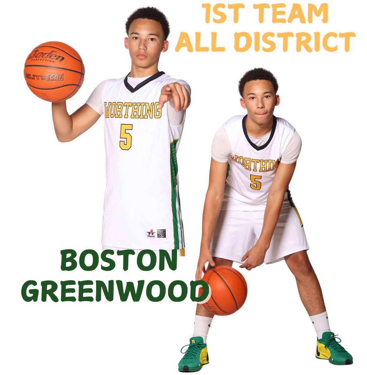 S/O to Boston Greenwood for winning 1st team all district as a sophomore