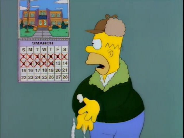 QuotesSimpsons1's tweet photo. Oh, lousy Smarch weather.

#Simpsons https://t.co/J9JoNtKSJF
