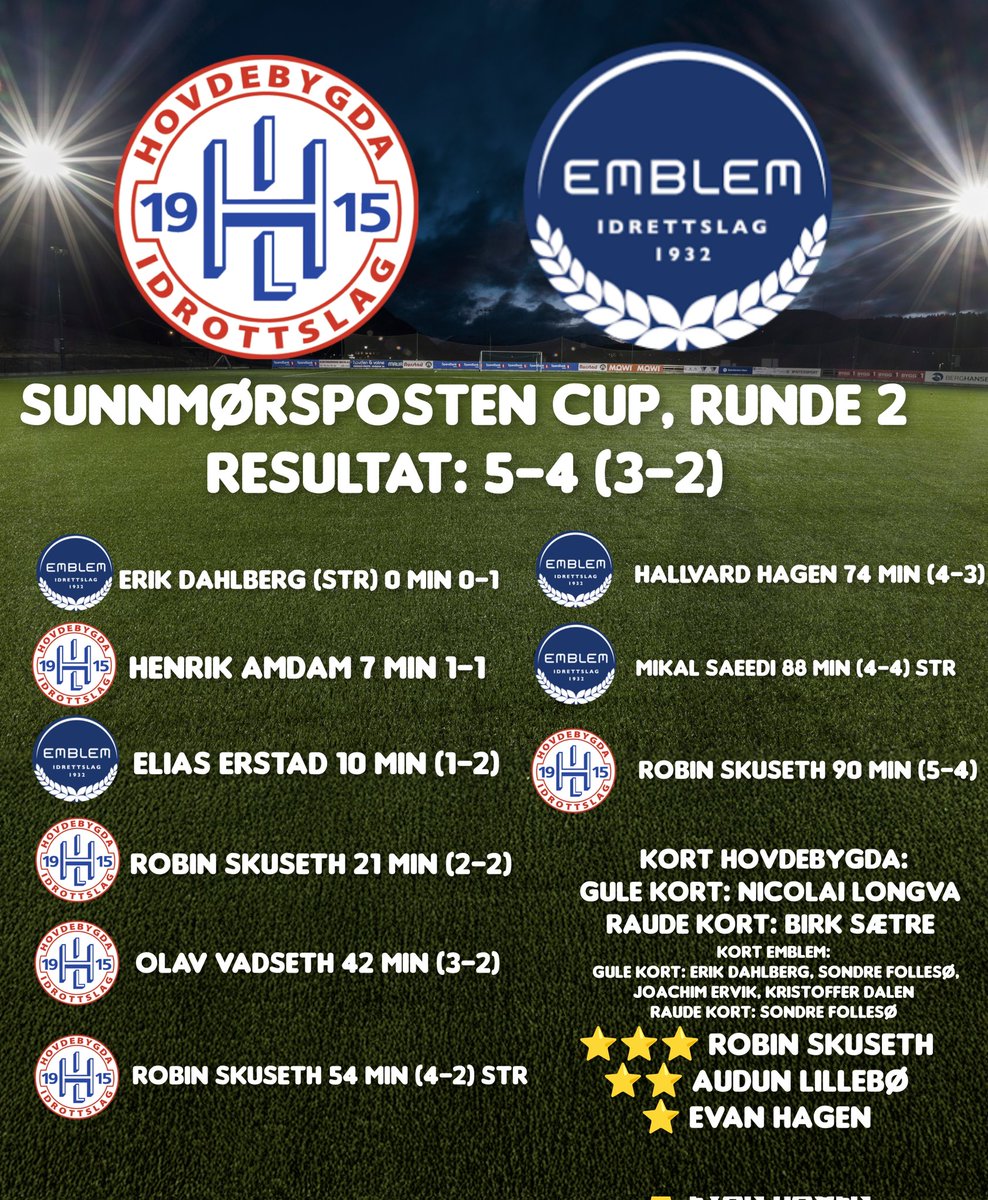 Hovdebygda Fotball tweet media