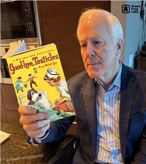 <a href="/JohnCornyn/">Senator John Cornyn</a> Interesting book choice