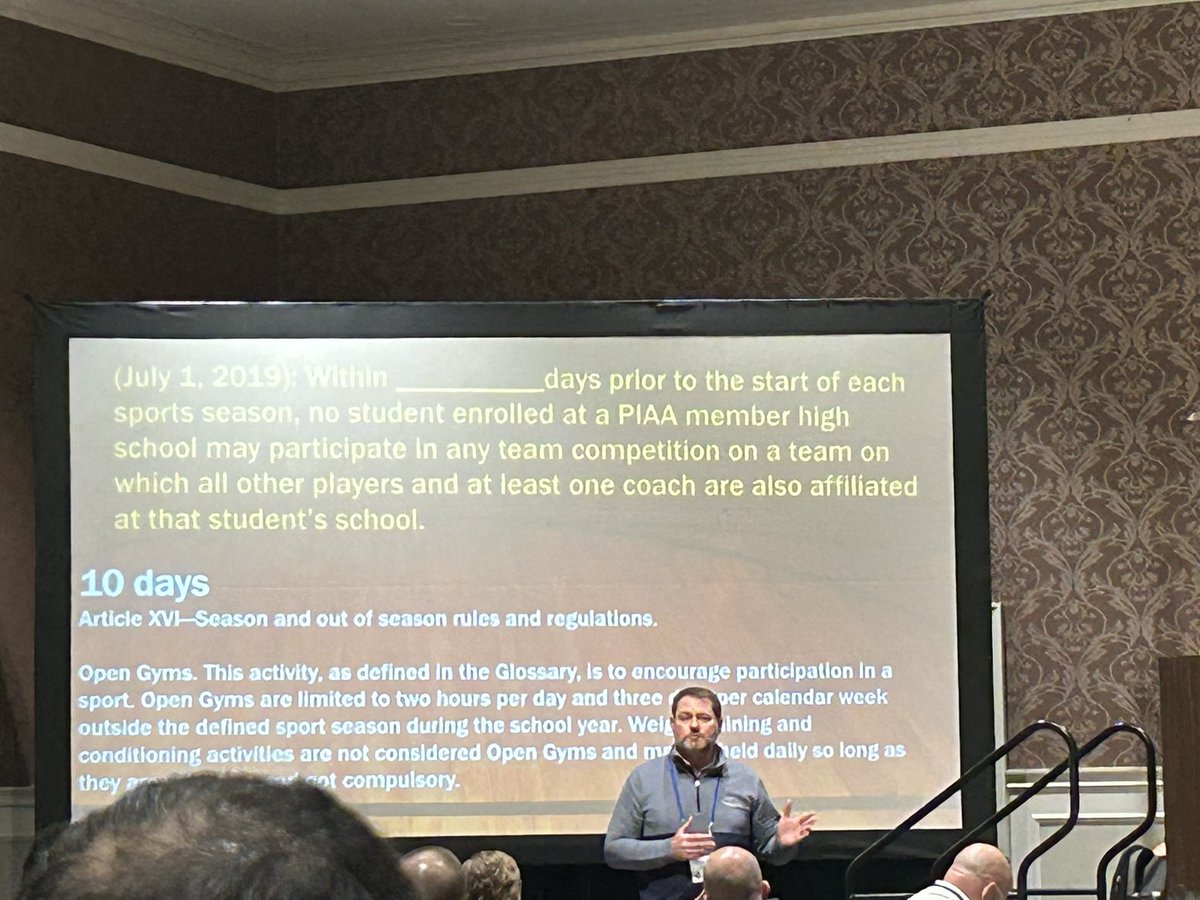 Great few days at the <a href="/PAStateADs/">PSADA</a> conference. Great professional development and fellowship with fellow ADs. <a href="/NIAAA9100/">NIAAA</a> <a href="/PaMentorship/">PA Athletic Director Mentorship</a>