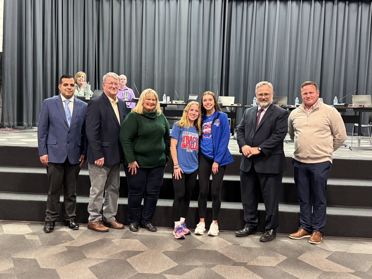 monarchs_xc's tweet photo. Thank you @MarysvilleEVSD BOE for recognizing Cross Country and Indoor Track and Field qualifiers! #PTBM https://t.co/56dHiehbC9