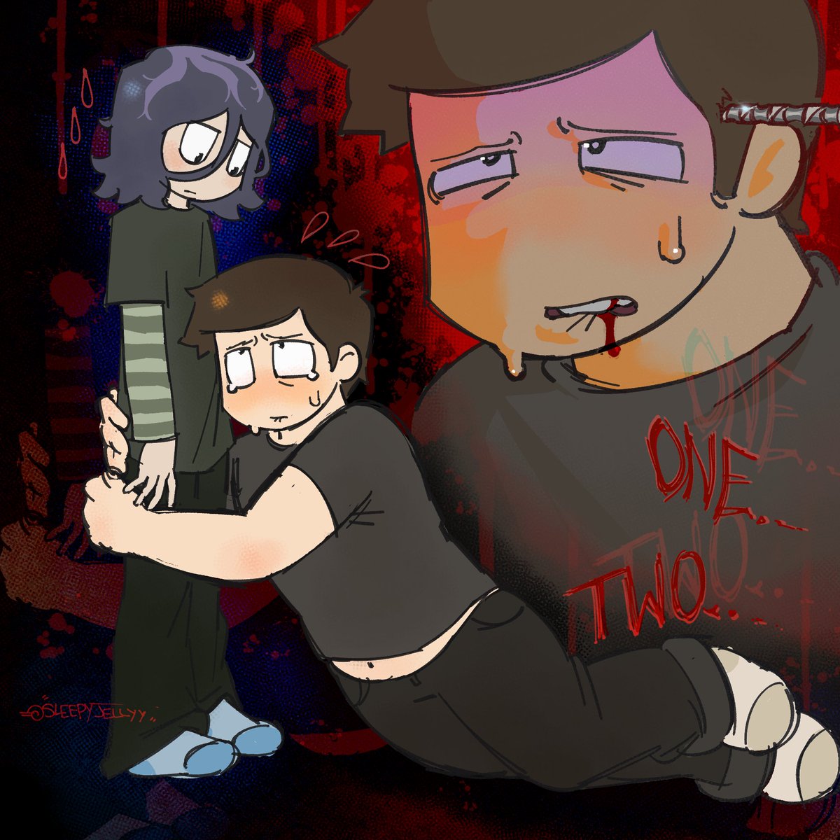 sleepyjellyy's tweet image. when a they/them rejects you.....  #ClinicalTrialgame