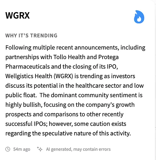 Paraboljoker's tweet photo. $WGRX #5Trending on @Stocktwits is HUGE!
And for several great reasons!! https://t.co/NC4B6lgZT7