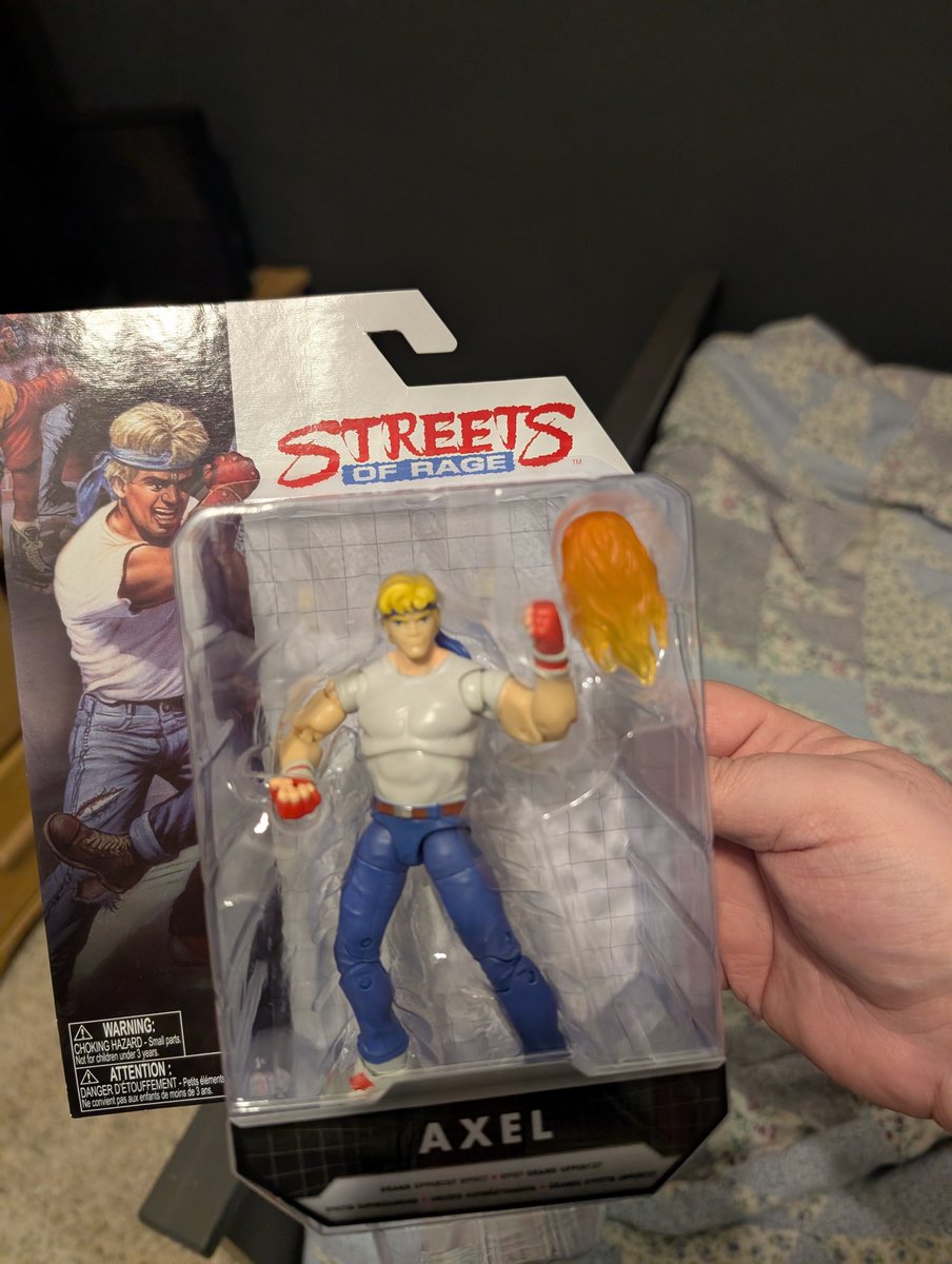 BlueFireR1's tweet image. Found this at a Walmart, blew my mind I had no idea Streets of Rage even had merch!