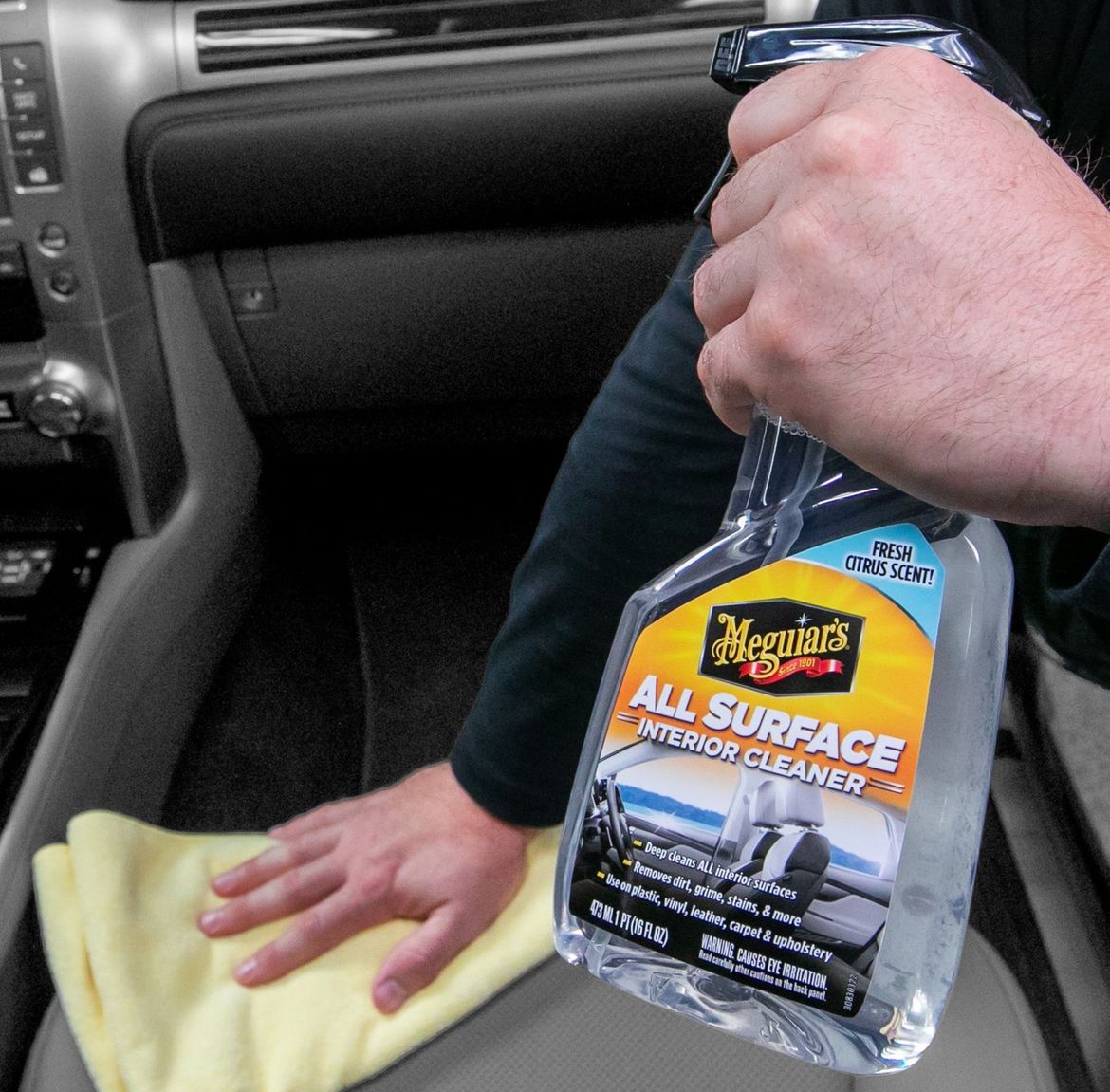 Meguiars's tweet photo. Time ⌚ to deep clean those interior surfaces!
All Surface Interior Cleaner!
#meguiars #interiorcleaner #detail #detailer #detailing #interiordetailing #ReflectYourPassion https://t.co/ID8CiFqCUH