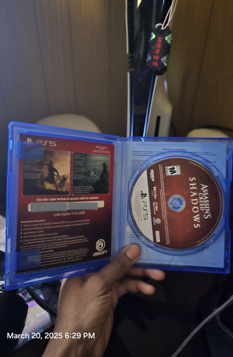 JakX62's tweet image. Yes, Sir. Day one. Gift from my wife. It has been 10 years since I last played Assassin&apos;s creed game. Let&apos;s Goooo 🎉🥳. 
#Yasuke
#SupportDevelopers
#AssassinsCreed
#AssassinsCreedShadows