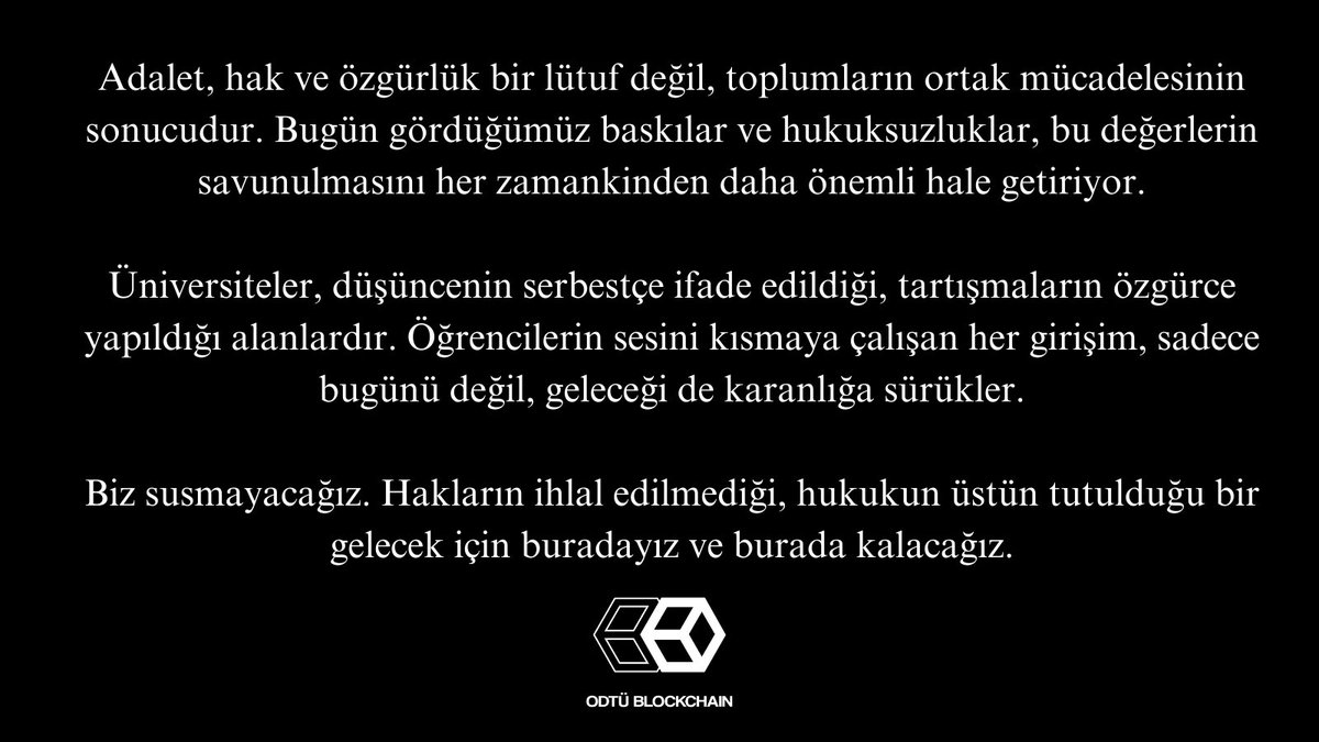Ülkesinin öğrencisine, bizlere ateş eden polis bundan sonra nasıl uyuyacak! 

Odtü Ayakta!