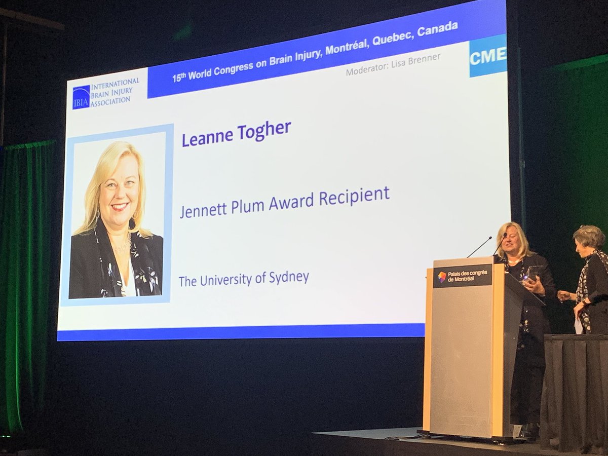 Dr Nicholas Behn (@nicholasbehn) on Twitter photo Well done <a href="/LeanneTogher/">Professor Leanne Togher</a> on being the well deserved recipient of the Jennett Plum Award at #IBIA2025 such a huge honour & to be the first #SLT in the world to receive this award. So happy to have been here to congratulate you! Well done <a href="/LeanneTogher/">Professor Leanne Togher</a> on being the well deserved recipient of the Jennett Plum Award at #IBIA2025 such a huge honour & to be the first #SLT in the world to receive this award. So happy to have been here to congratulate you!