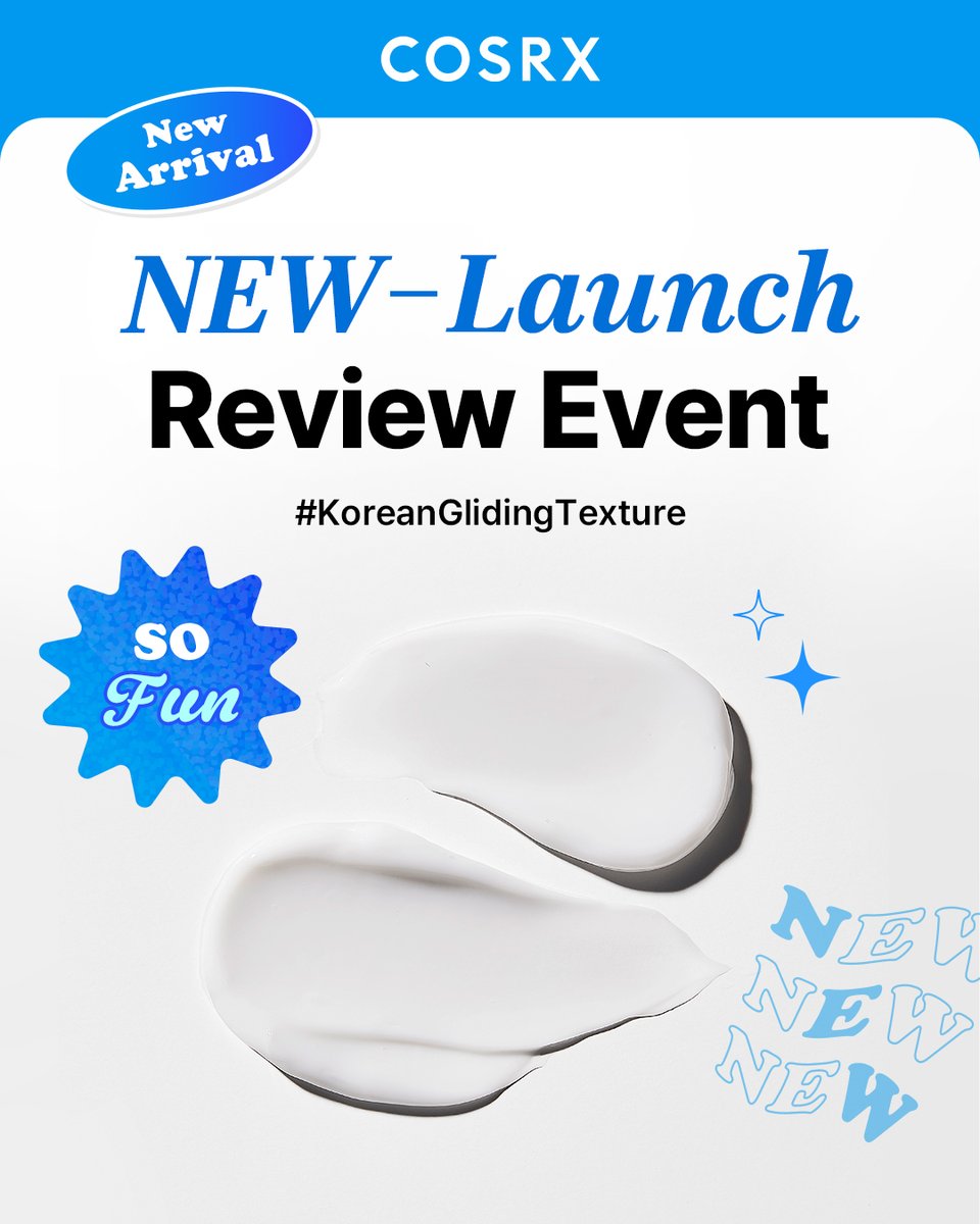 Glide into the Glow 🌊✨ w <a href="/cosrx/">COSRX</a> Review Event 
👉sign up here: forms.gle/iKkTgJtjh2sD6h…